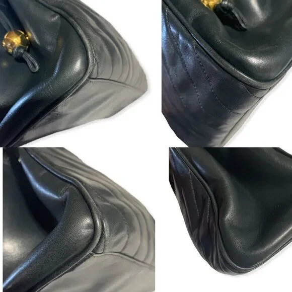 Vintage Chanel Chevron VStitch Tote - Picture 9 of 13